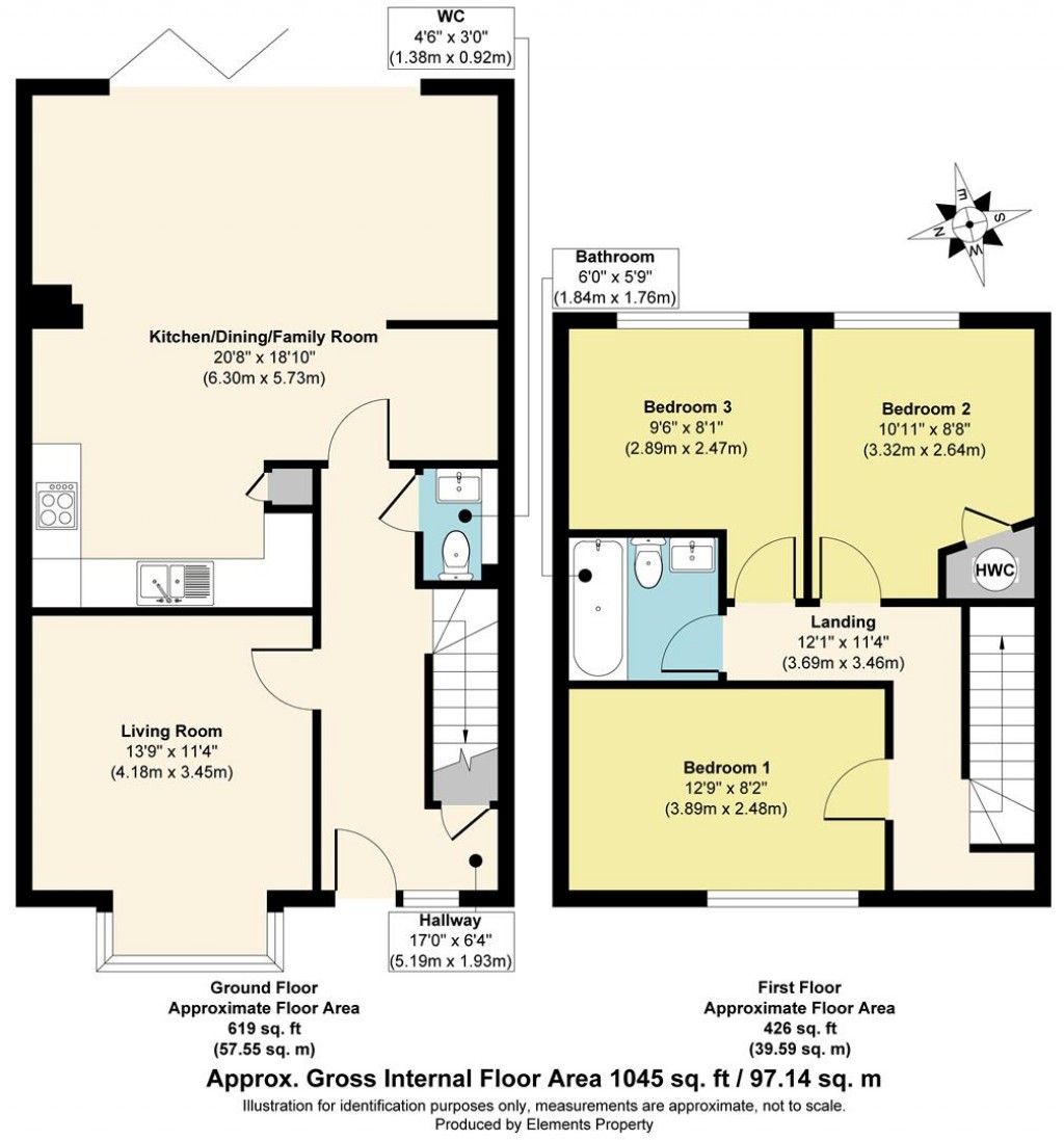 Floorplans For Bow Road, Wateringbury, Maidstone