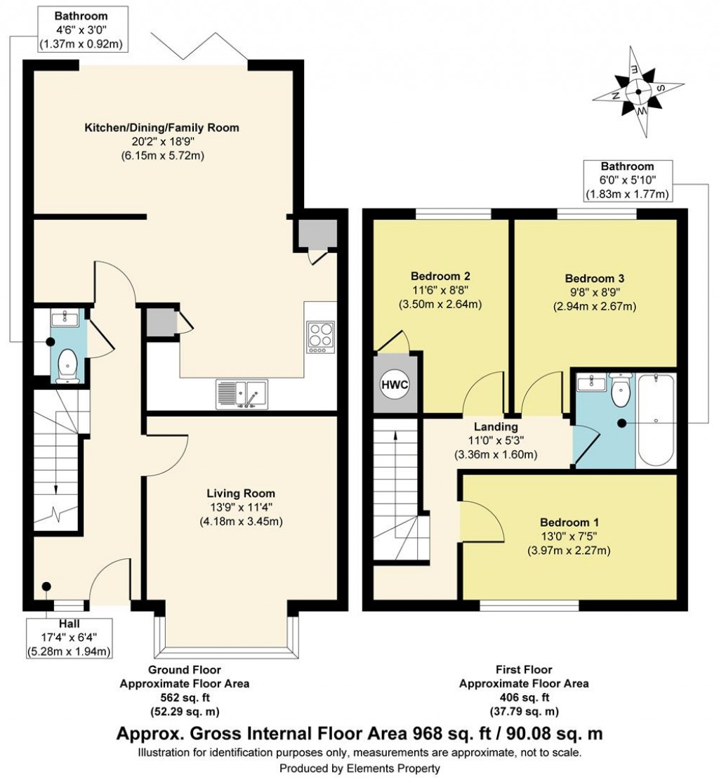 Floorplans For 145 Bow Road, Wateringbury, Maidstone