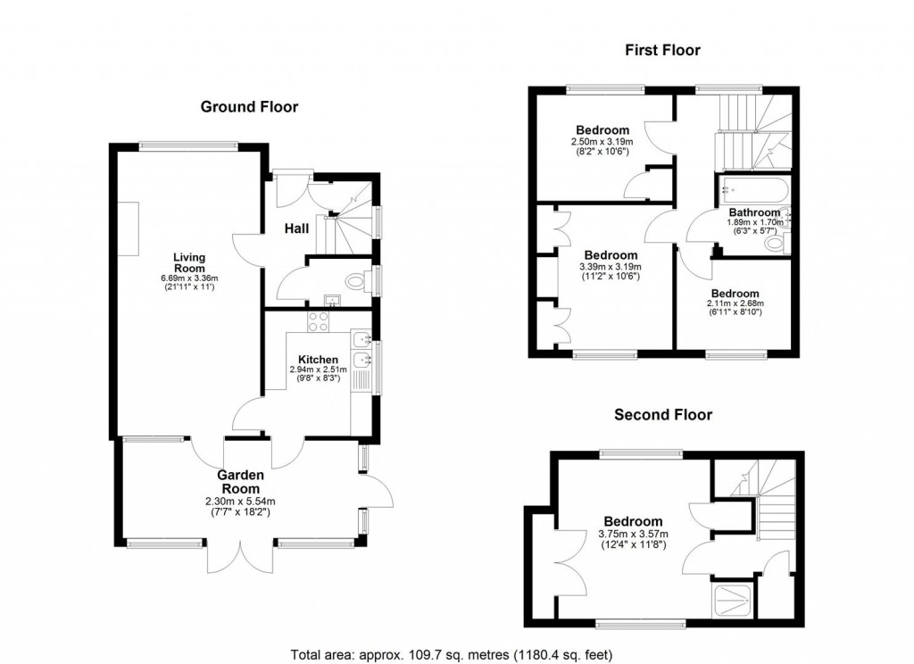 Floorplans For Sycamore Drive, Aylesford