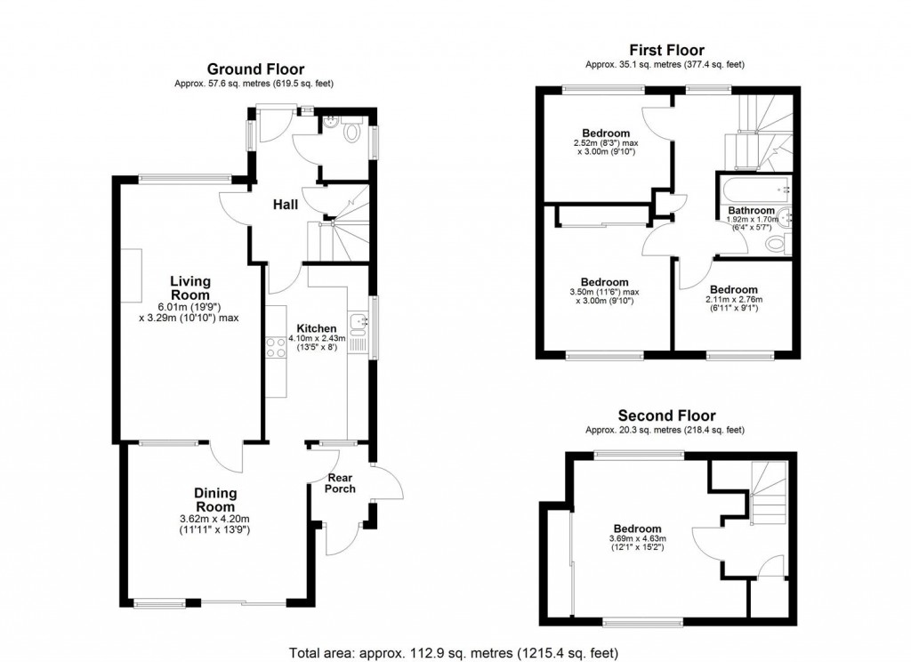 Floorplans For Orchard Avenue, Aylesford