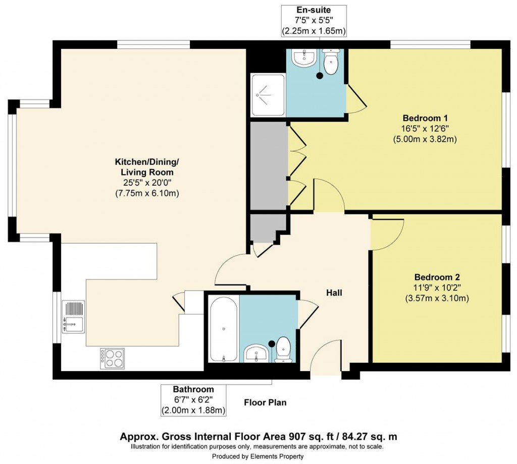 Floorplans For Cubitt House, 18 Waterman Way, Wouldham