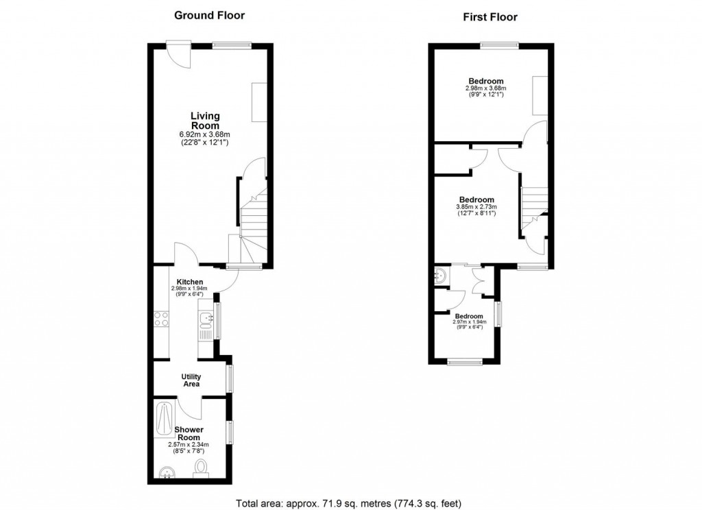 Floorplans For Mackenders Lane, Eccles