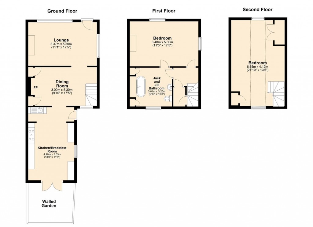 Floorplans For High Street, Aylesford