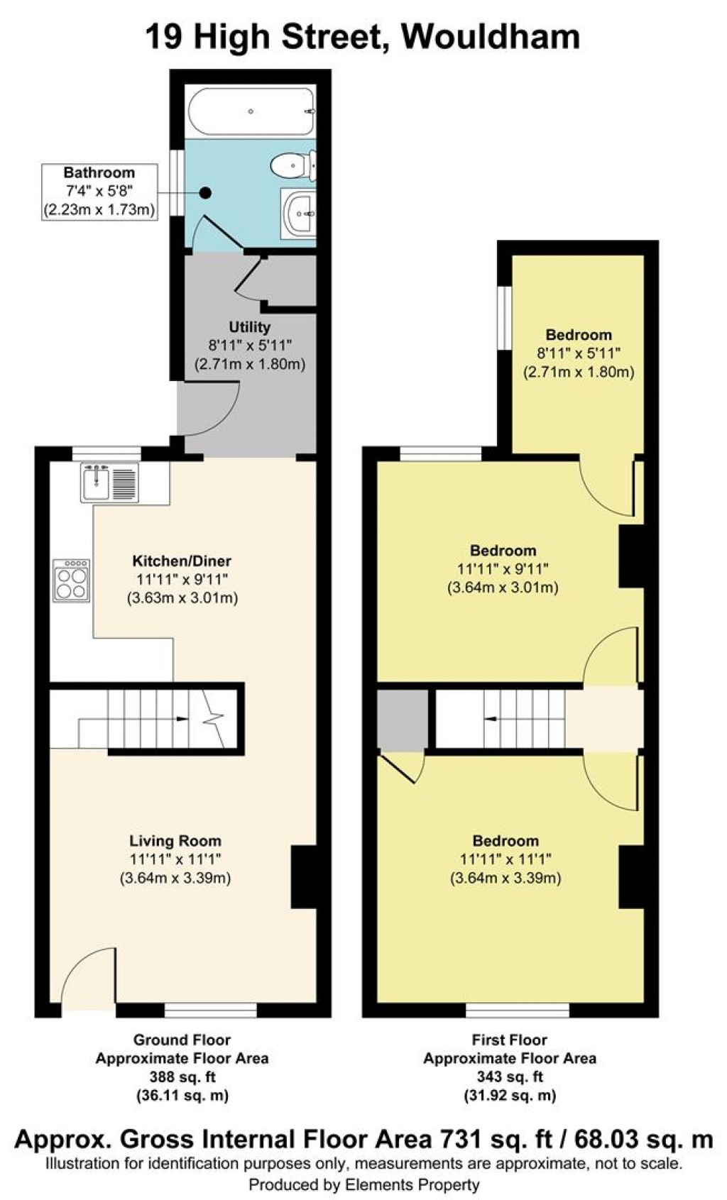 Floorplans For High Street, Wouldham