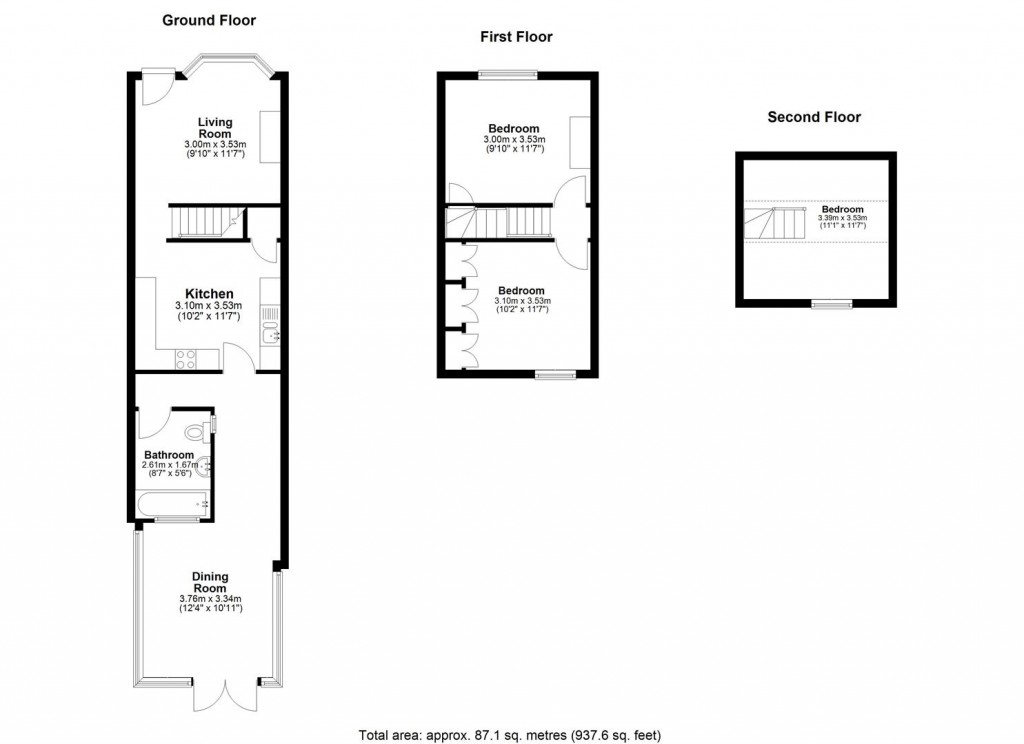 Floorplans For Alma Road, Eccles