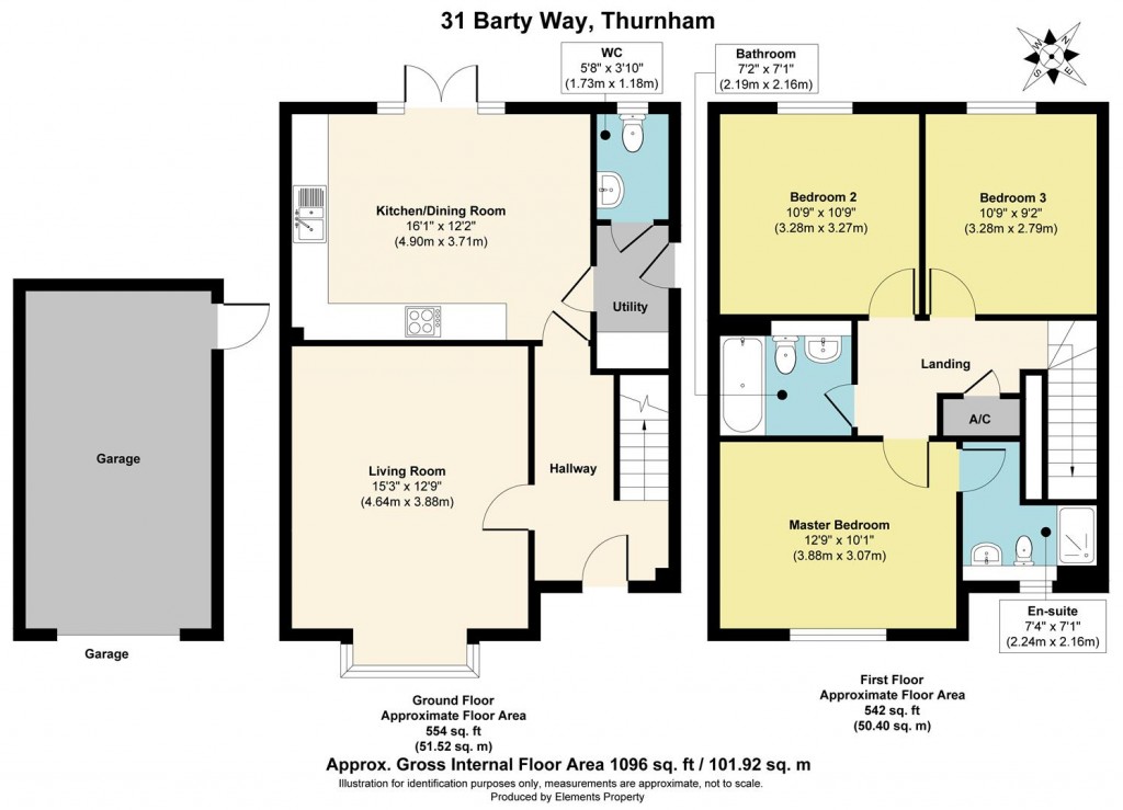 Floorplans For Barty Way, Thurnham, Maidstone