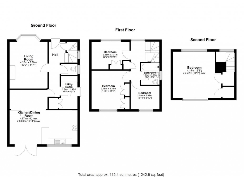 Floorplans For The Avenue, Greenacres, Aylesford