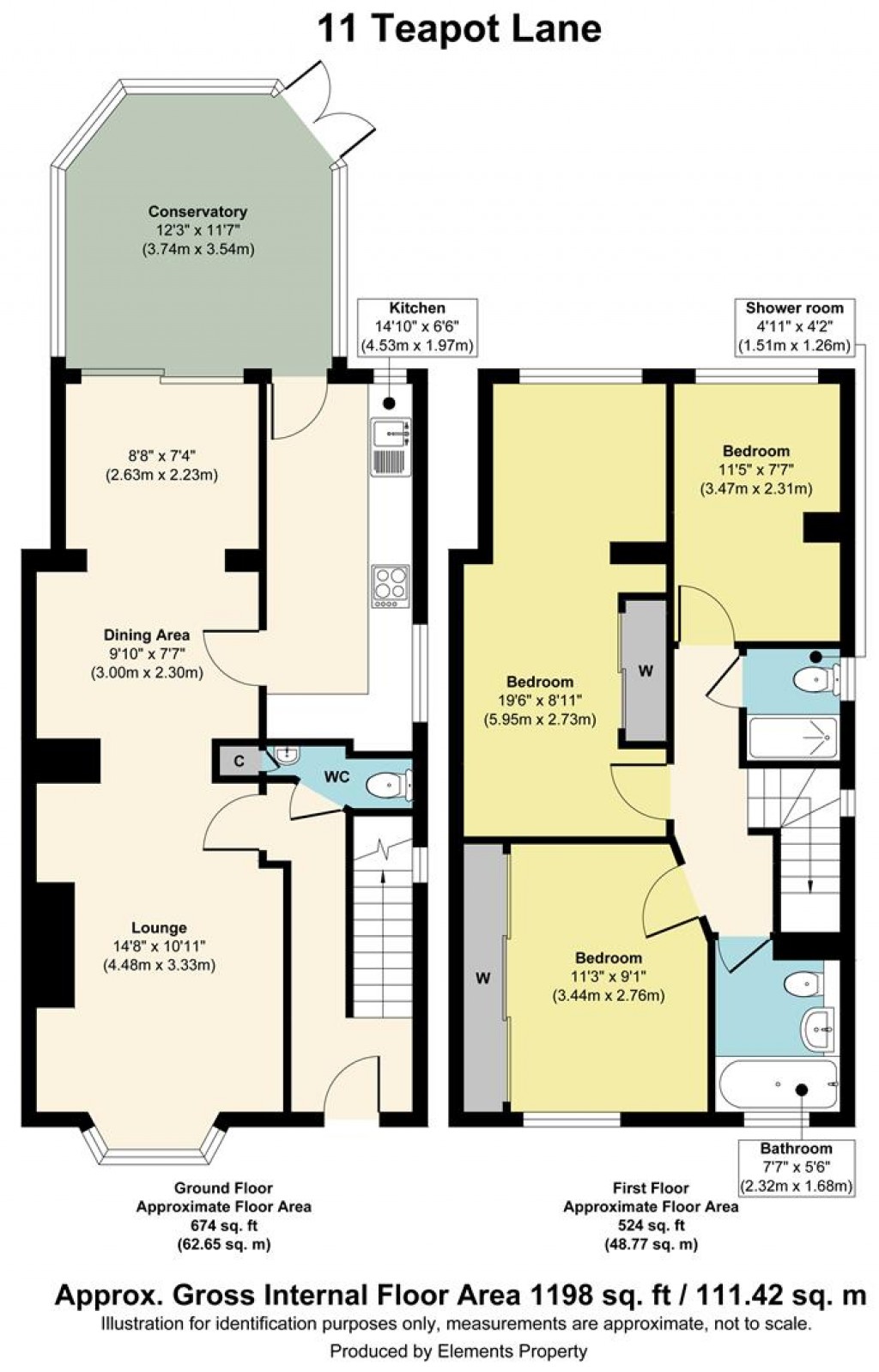 Floorplans For Teapot Lane, Aylesford