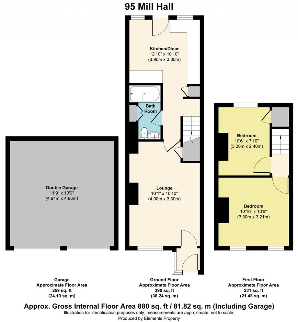 Floorplans For Mill Hall, Aylesford