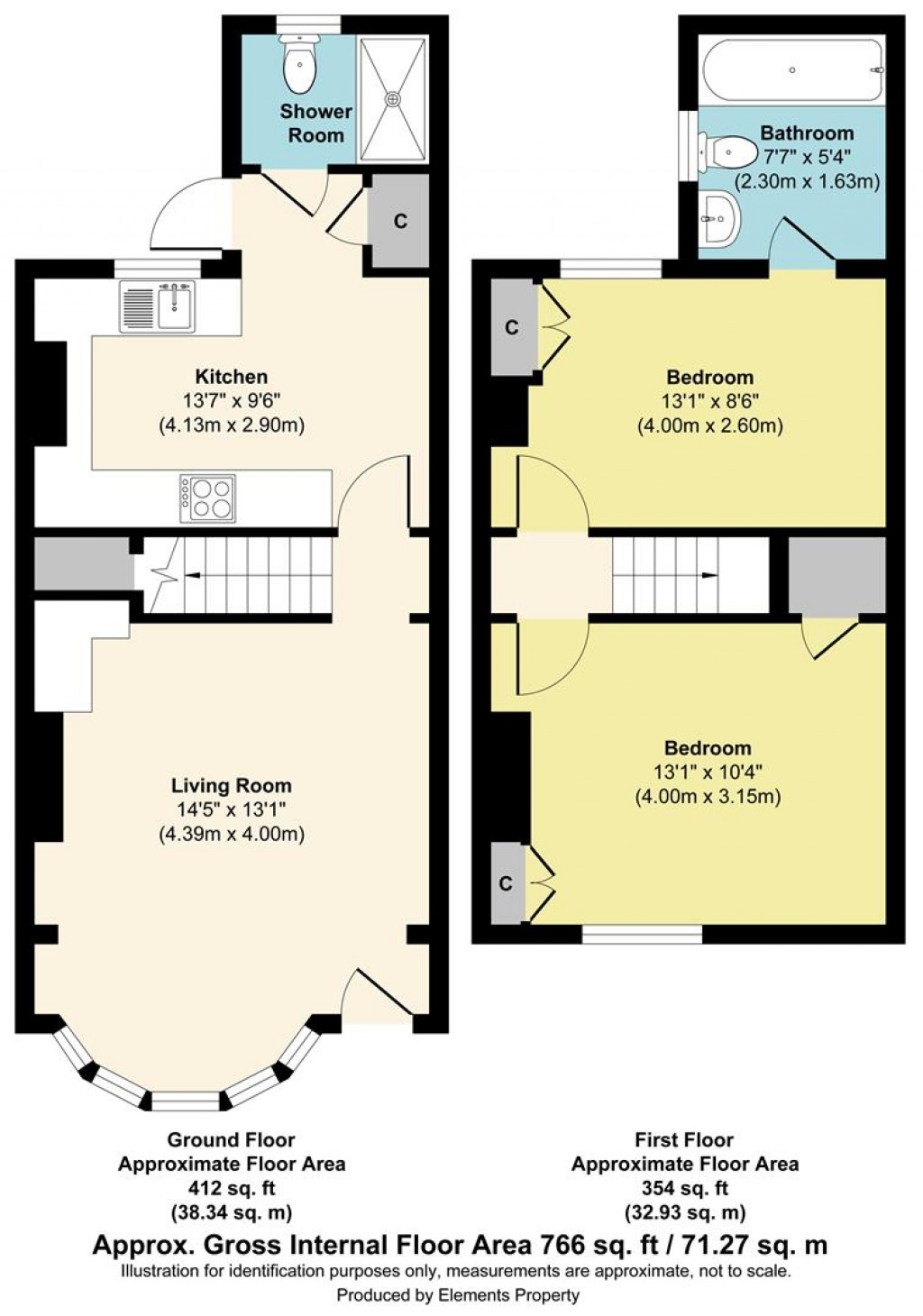 Floorplans For High Street, Wouldham