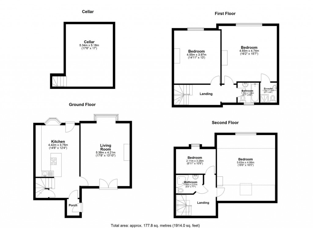 Floorplans For High Street, Aylesford