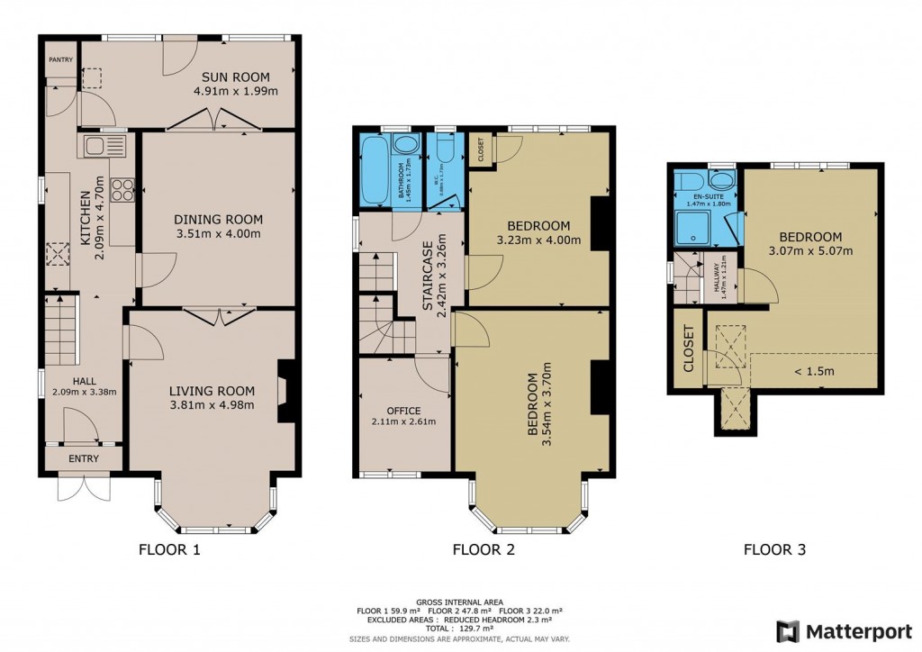 Floorplans For Holtye Crescent, Maidstone