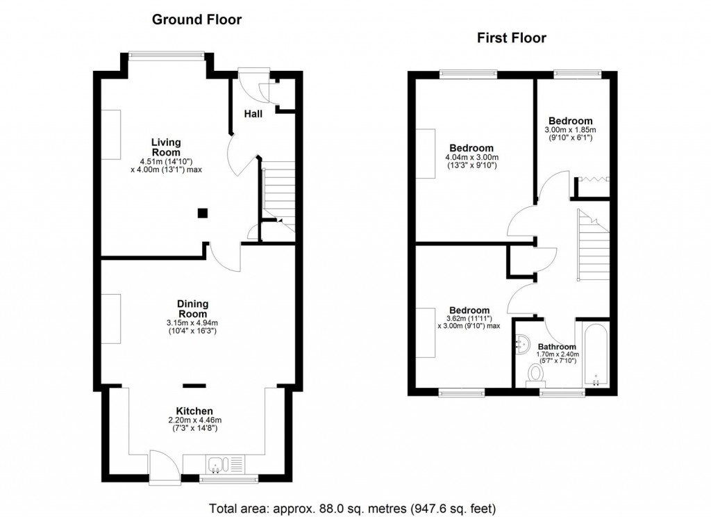 Floorplans For Heath Grove, Maidstone