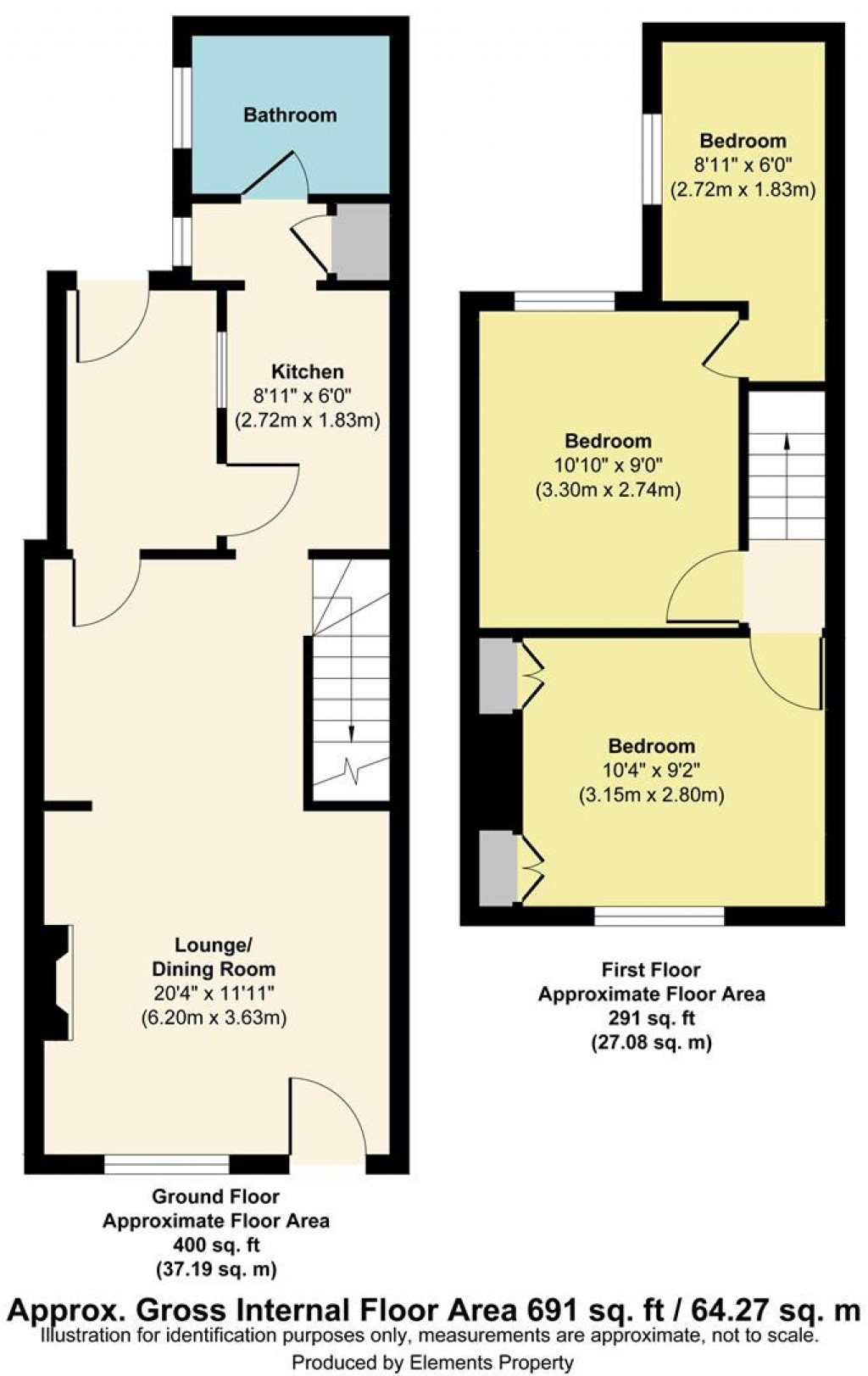 Floorplans For Bush Row, Aylesford