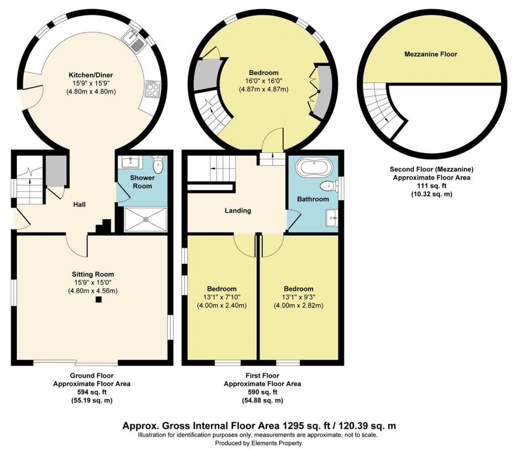 Floorplans For The Oast, High Street, Aylesford