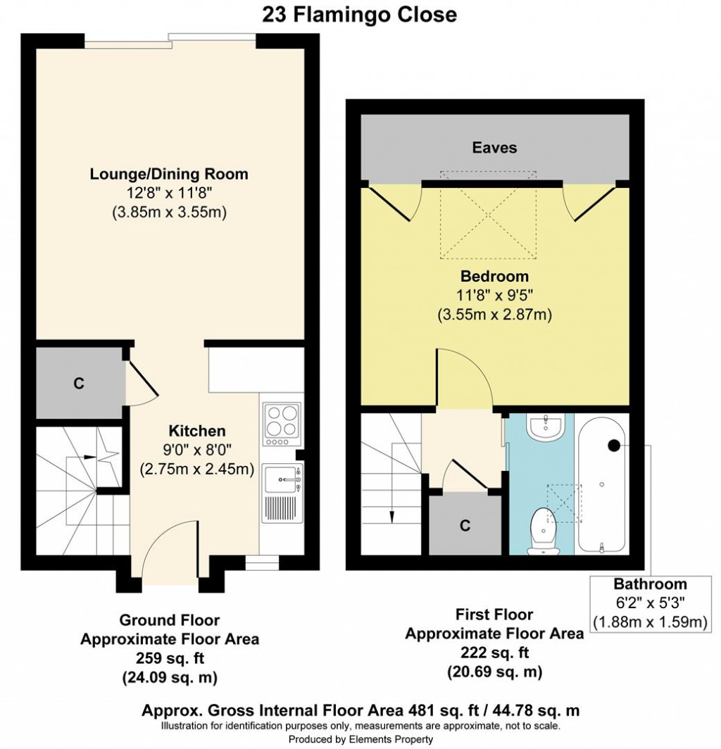 Floorplans For Flamingo Close, Chatham