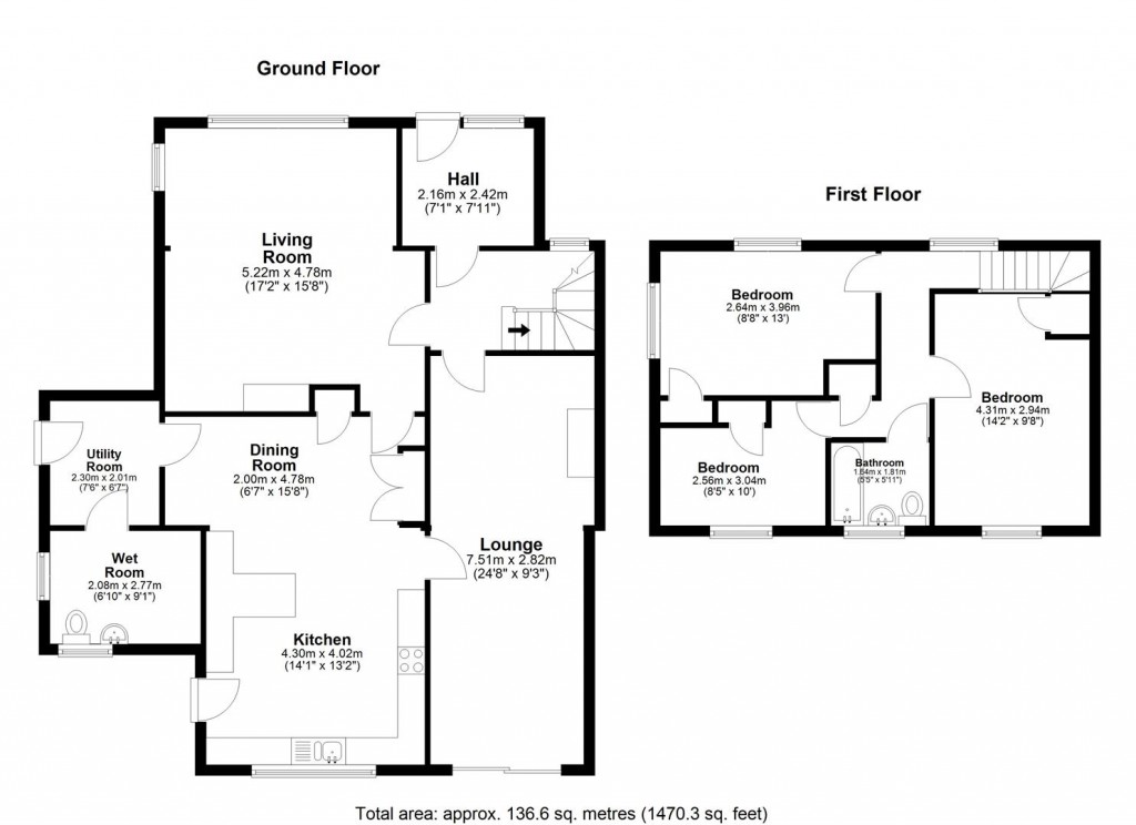 Floorplans For Mackenders Close, Eccles, Aylesford