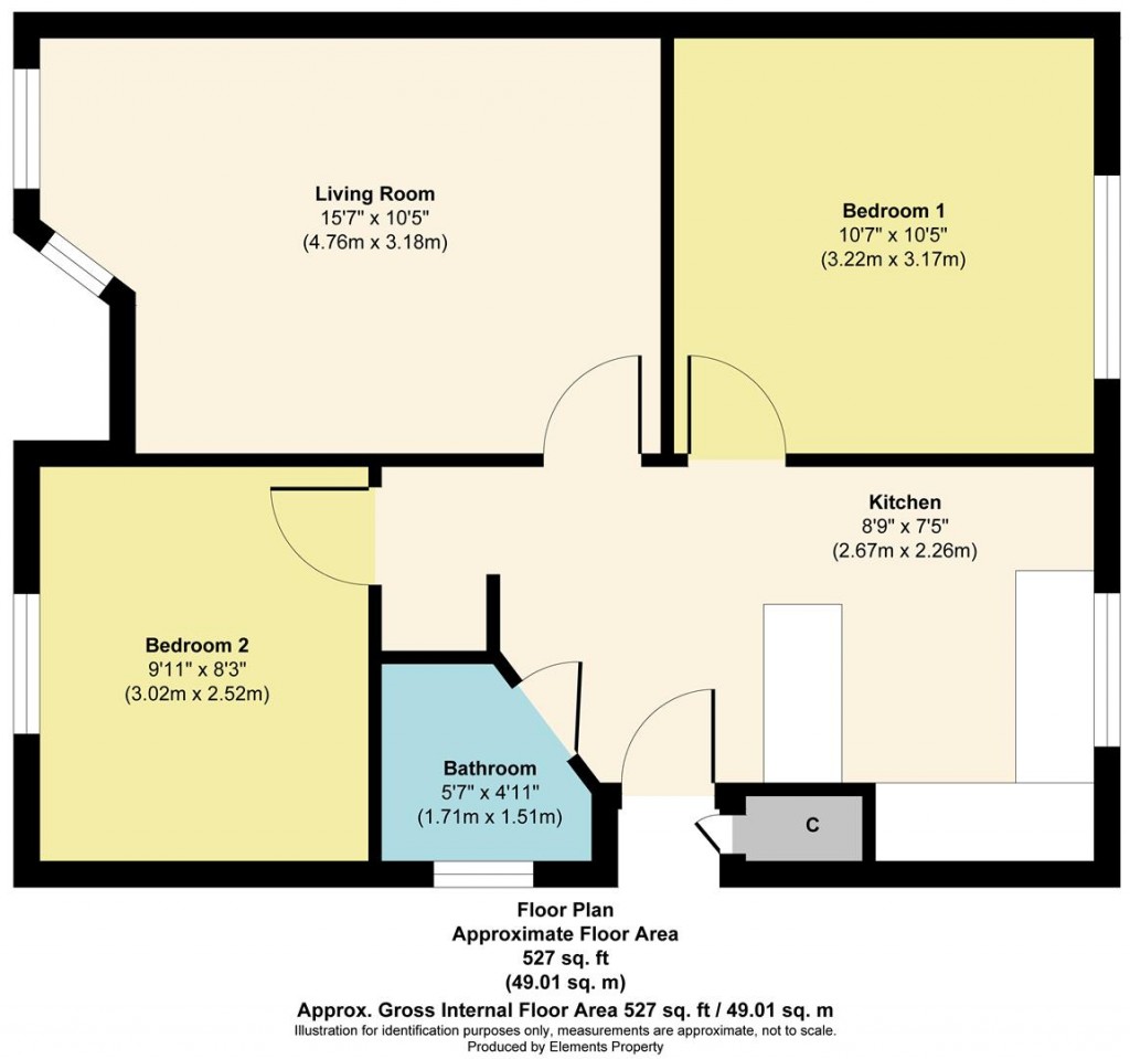 Floorplans For Sandling Court, Sandling Lane, Penenden Heath, Maidstone