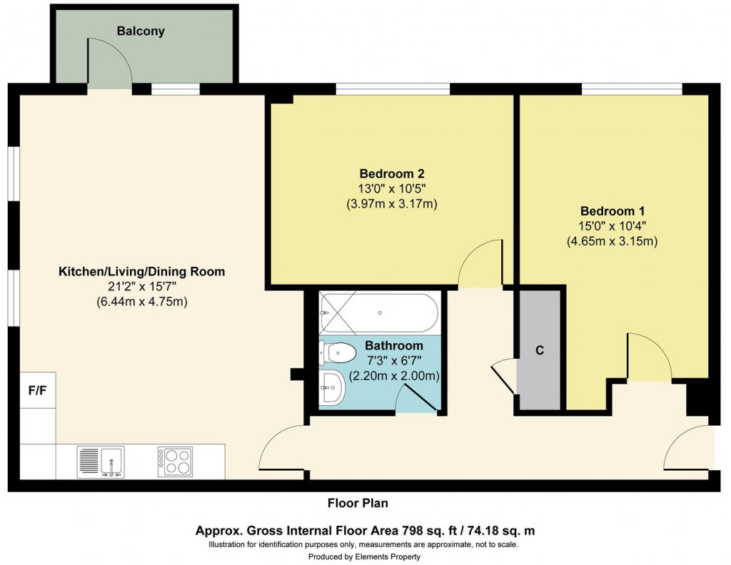Floorplans For The Retreat, Mill Hall, Aylesford