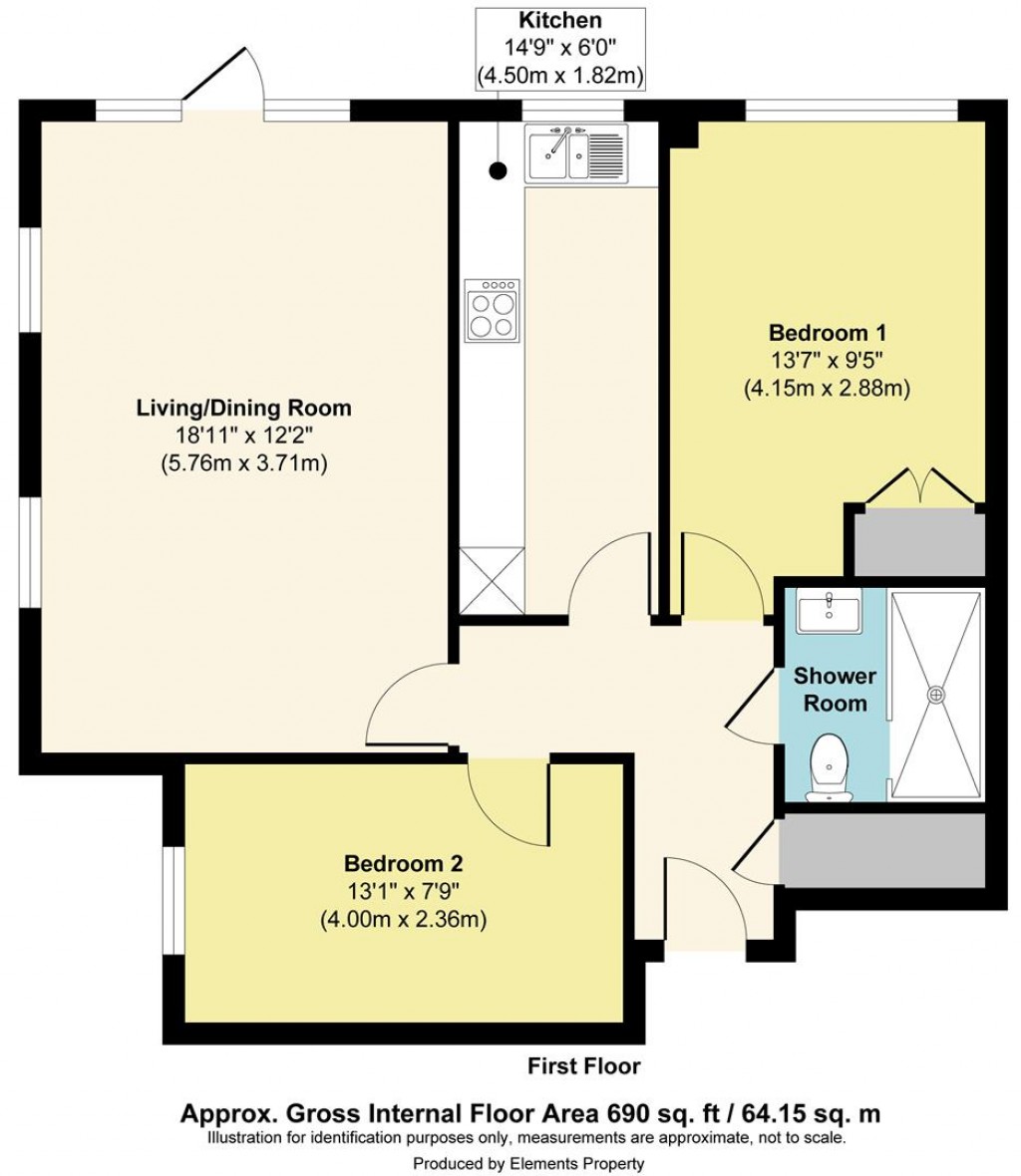 Floorplans For The Gables, Friars View, Aylesford