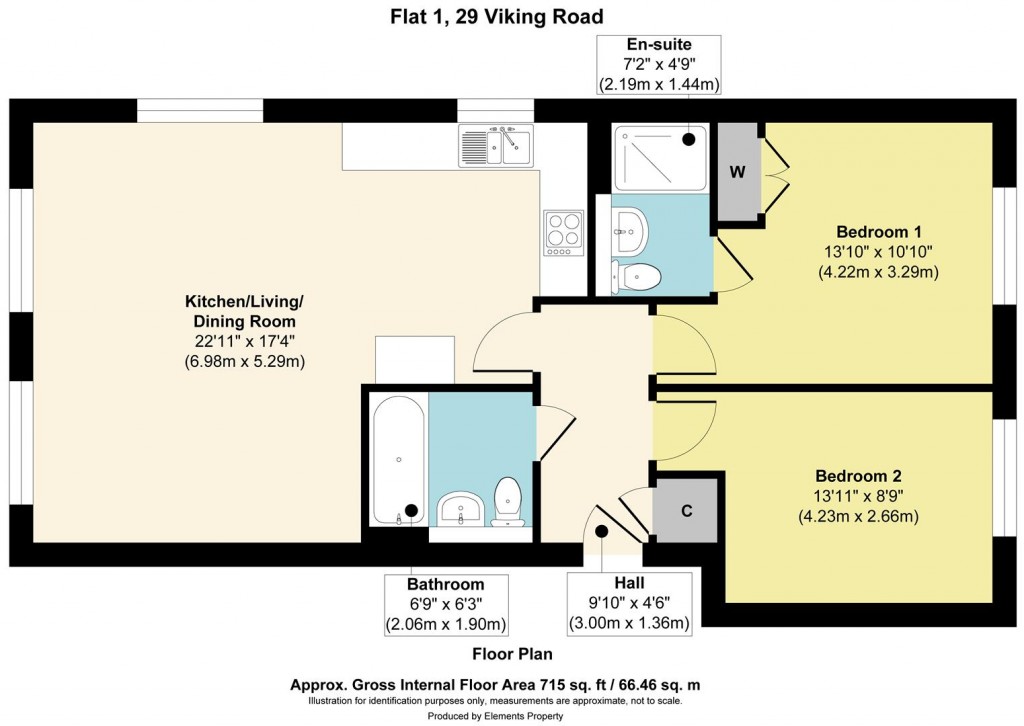 Floorplans For 29, Viking Road, Wouldham