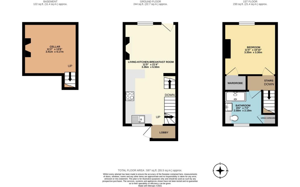 Floorplans For Brewer Street, Maidstone