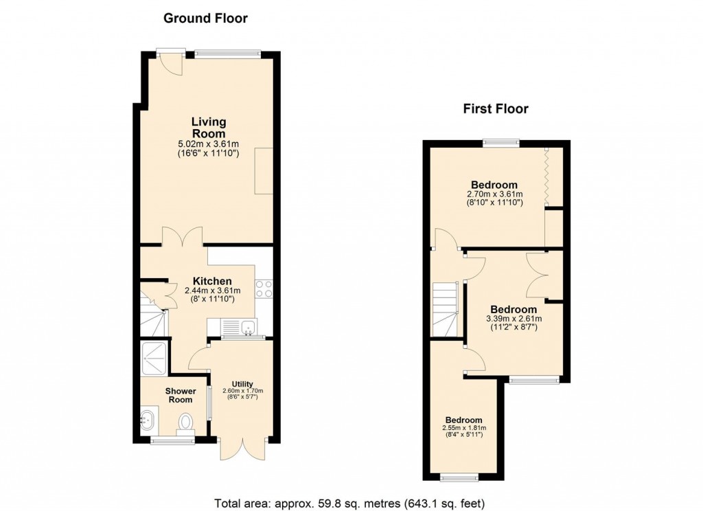 Floorplans For Rochester Road, Aylesford