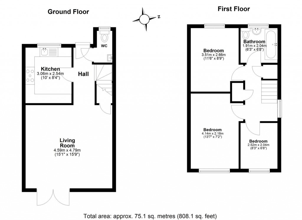 Floorplans For Cronin Close, Larkfield