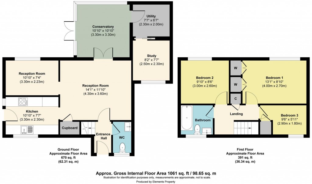 Floorplans For Falkland Place, Walderslade Woods