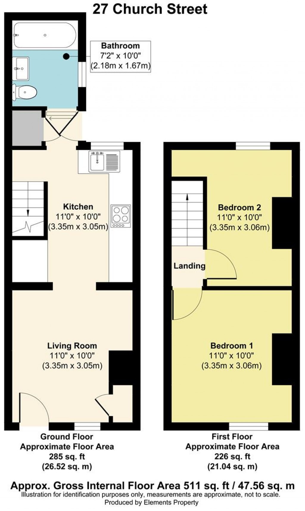 Floorplans For Church Street, Burham