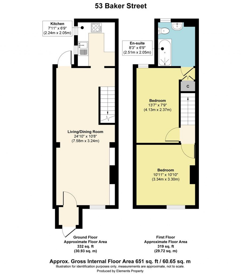 Floorplans For Baker Street, Burham