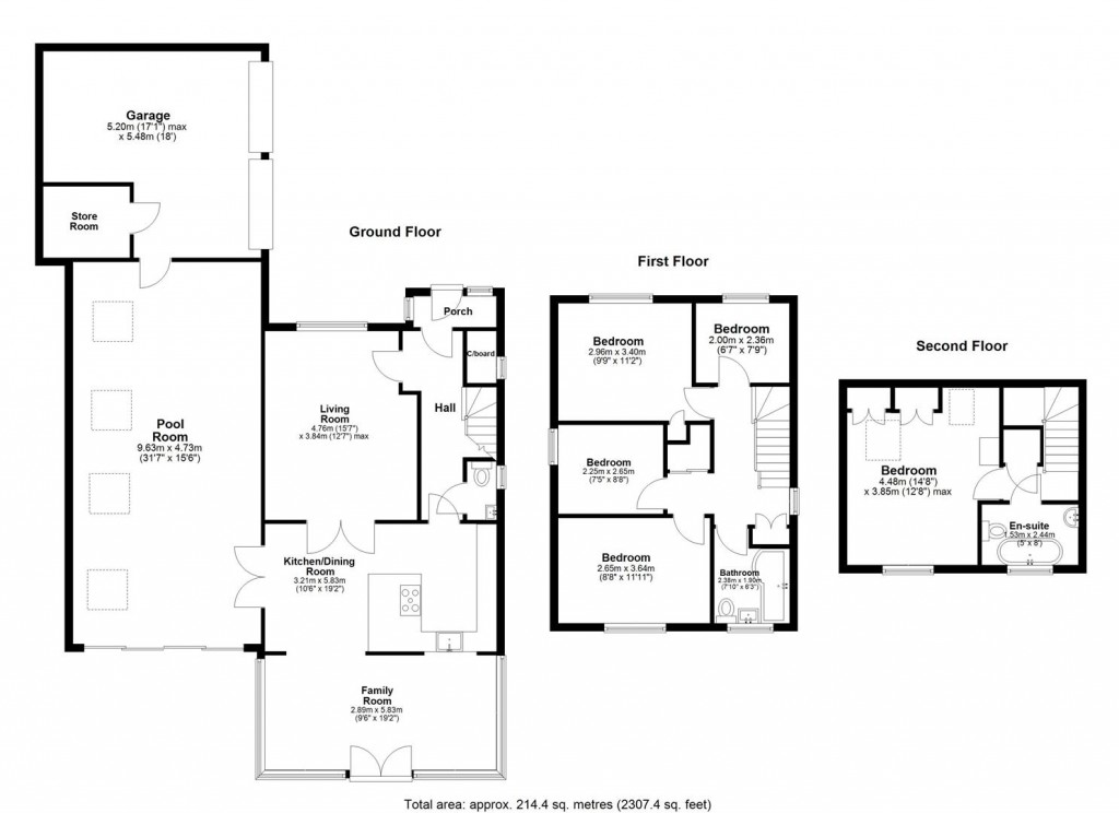 Floorplans For St. Marks Court, Eccles