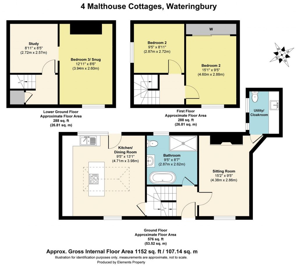Floorplans For Maidstone Road, Wateringbury