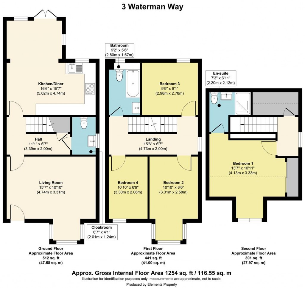 Floorplans For Waterman Way, Wouldham