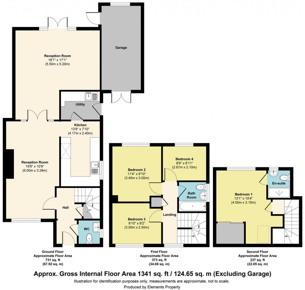 Floorplans For Rowan Close, Aylesford