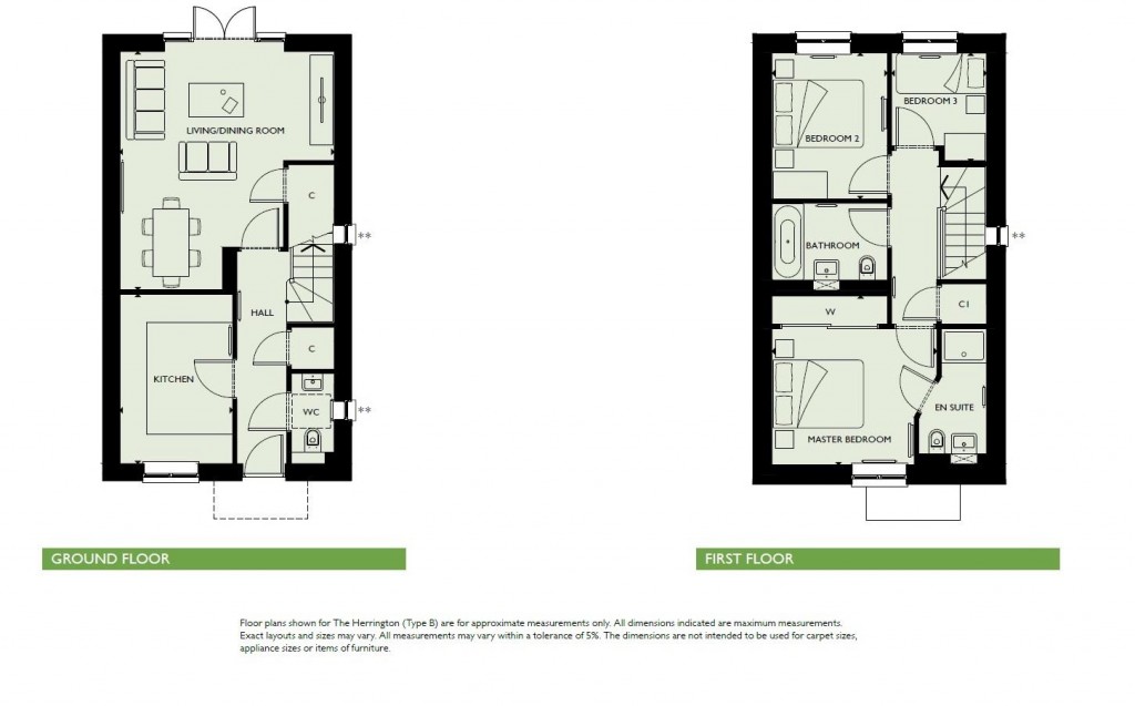 Floorplans For Amisse Drive, Holborough Lakes