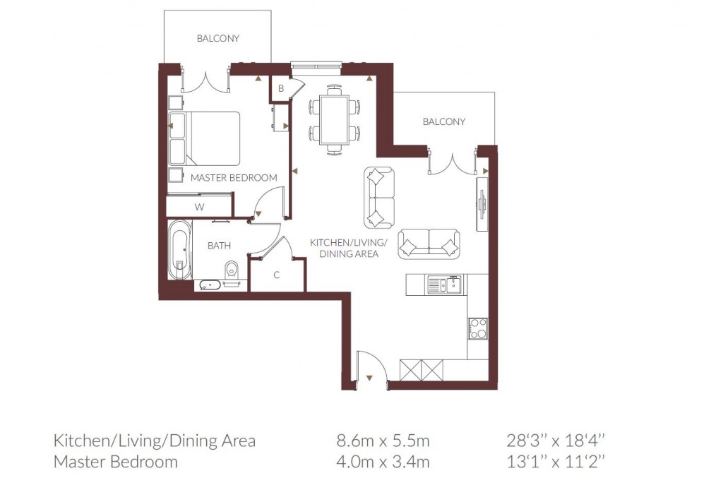Floorplans For Rosalind Drive, Springfield Park, Maidstone