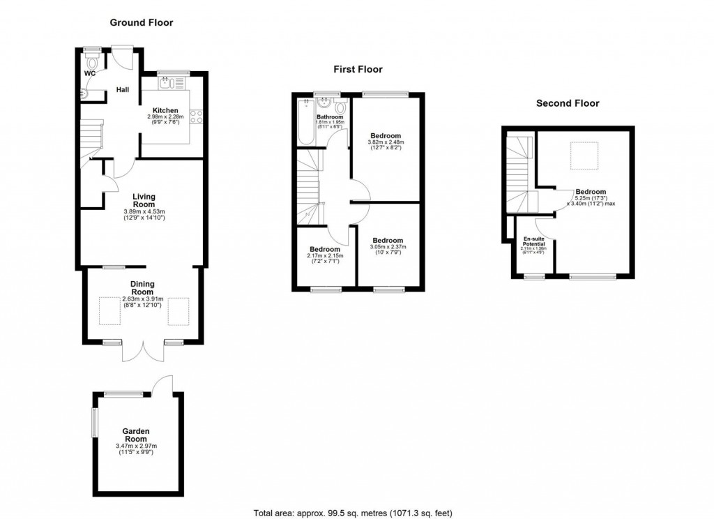 Floorplans For Jenner Way, Eccles