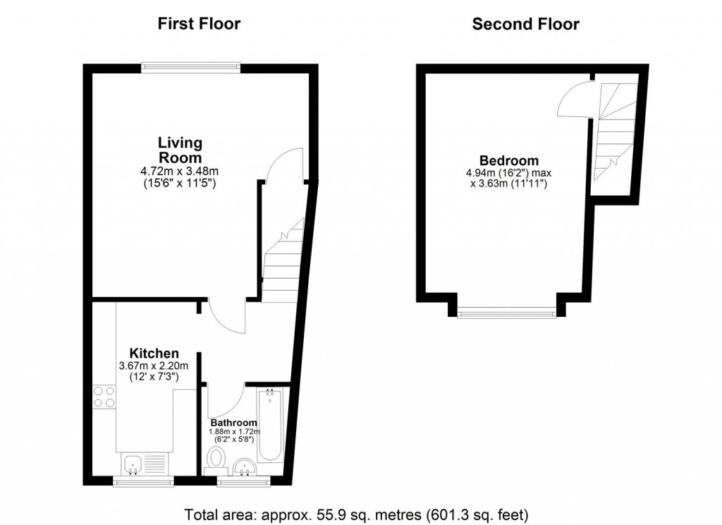 Floorplans For High Street, Aylesford