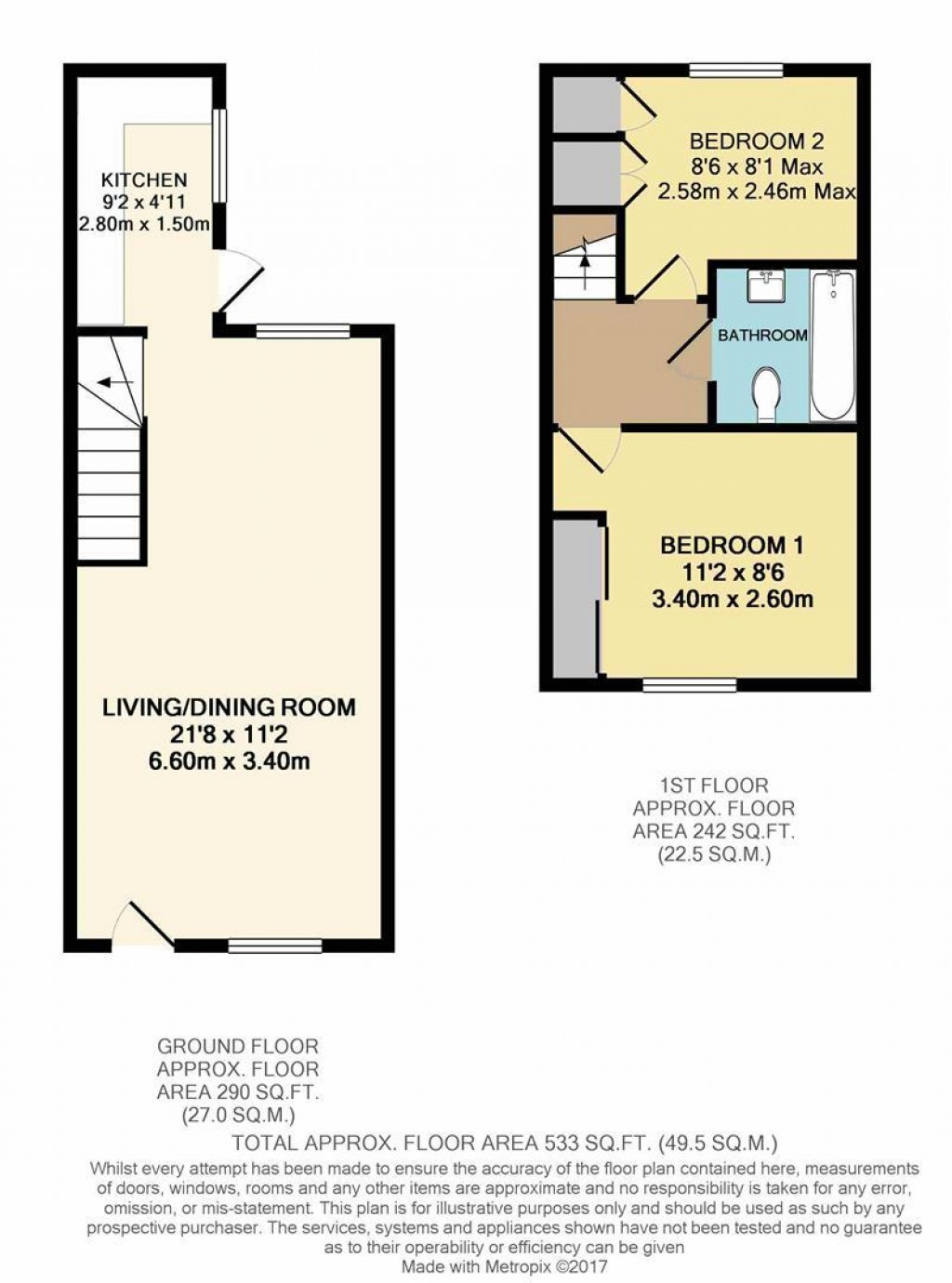 Floorplans For High Street, Wouldham