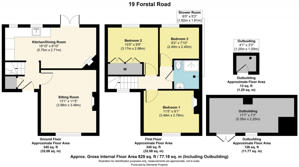 Floorplans For Forstal Road, Aylesford