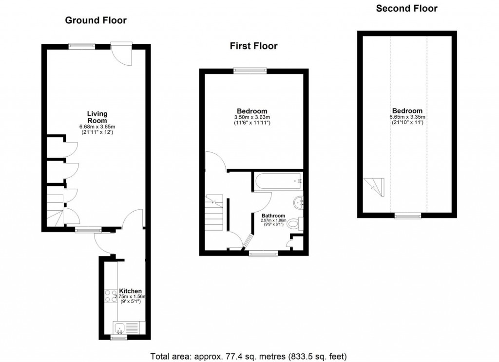 Floorplans For High Street, Aylesford