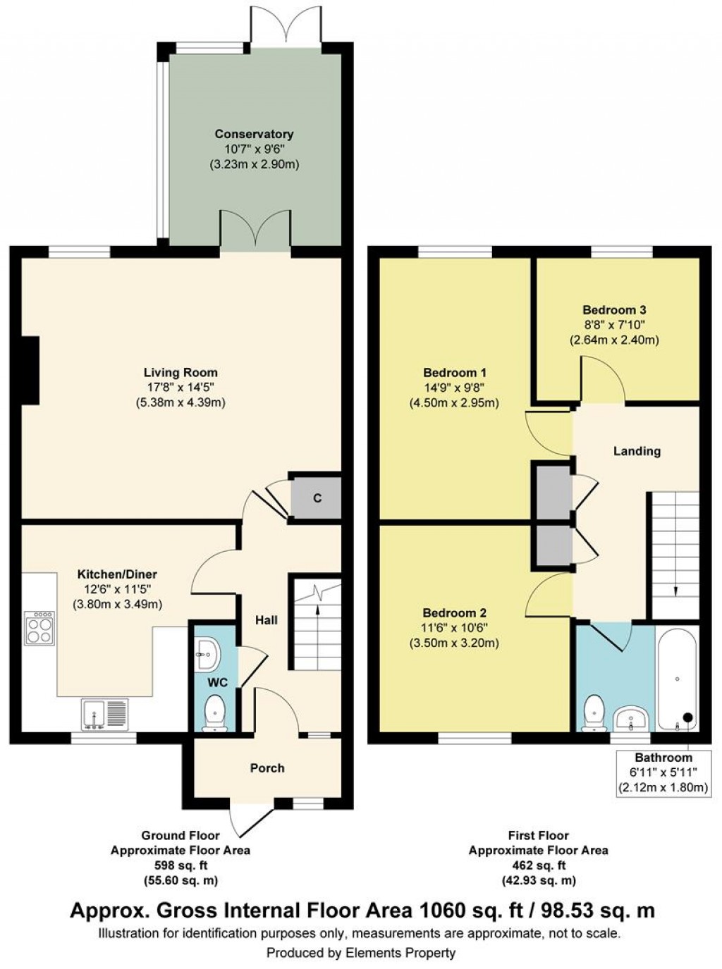 Floorplans For Brisleys Row, Burham