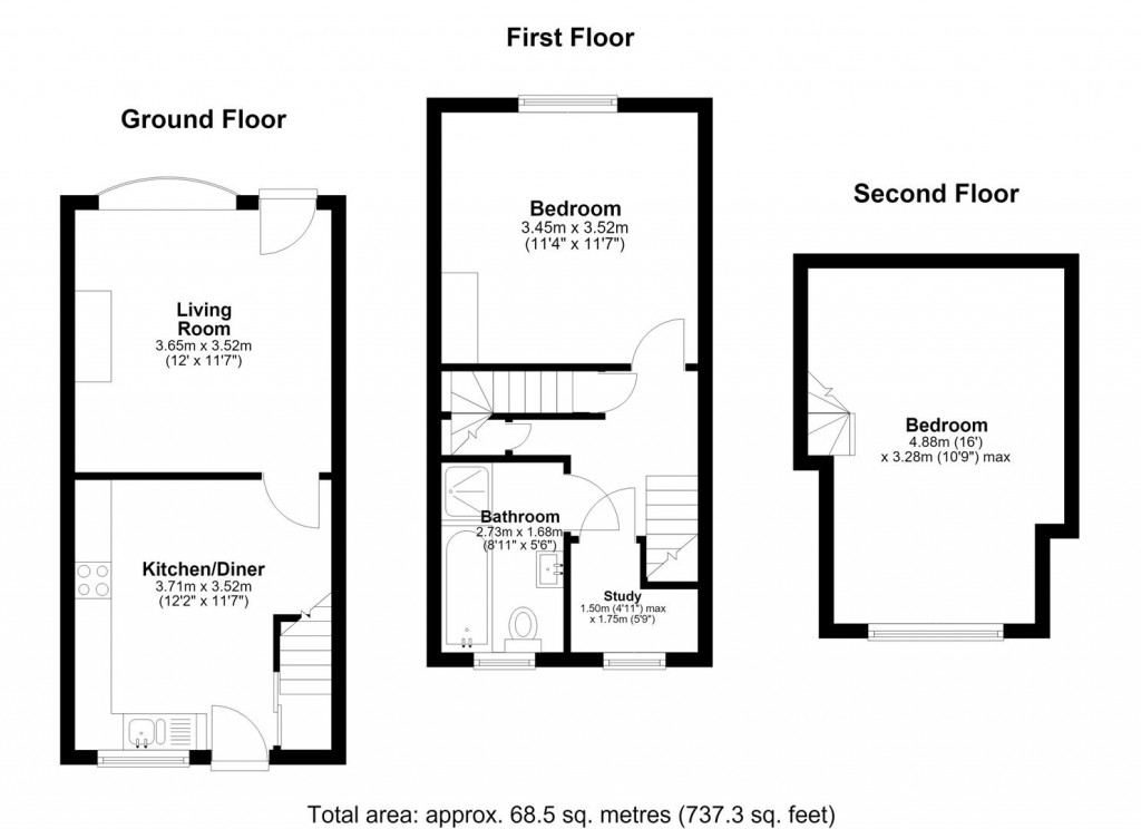 Floorplans For Brambletree Cottages, Wouldham