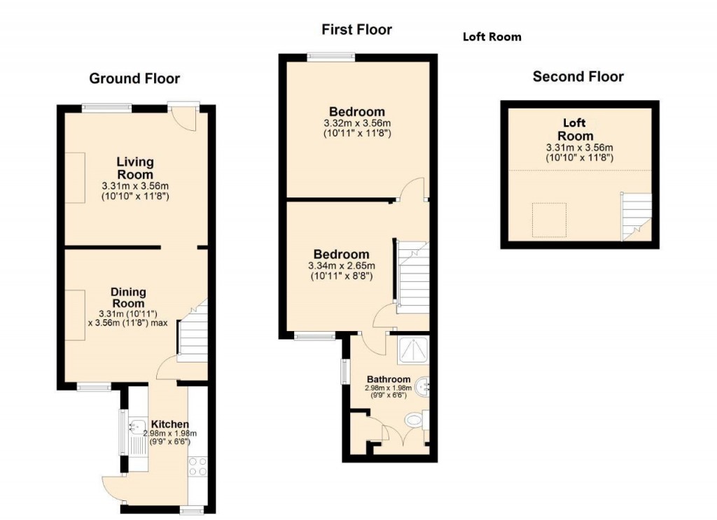 Floorplans For Cork Street, Eccles