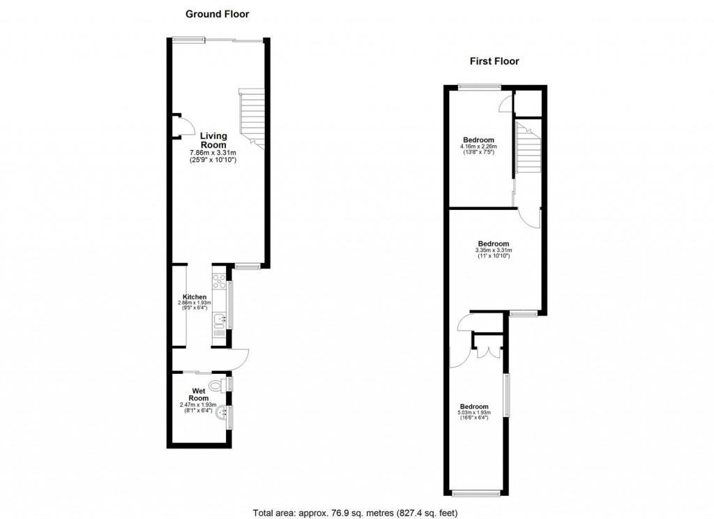 Floorplans For Ravens Knowle, Knowle Road, Wouldham