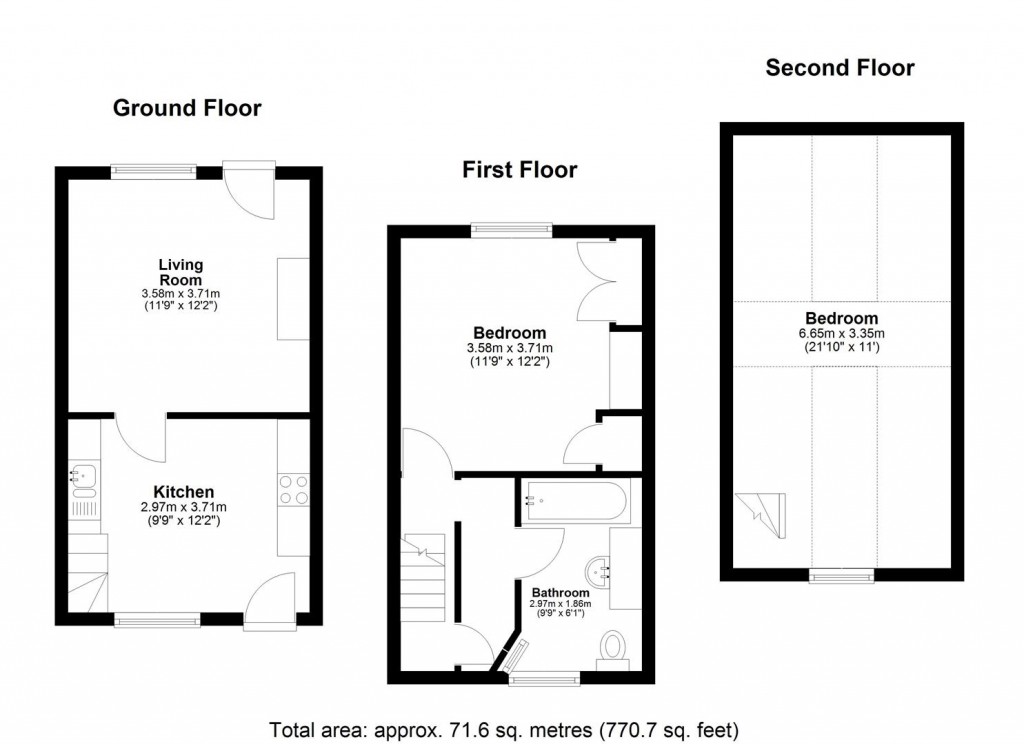 Floorplans For High Street, Aylesford