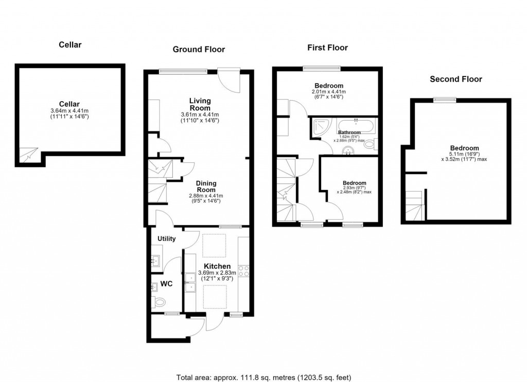 Floorplans For Union Street, Maidstone