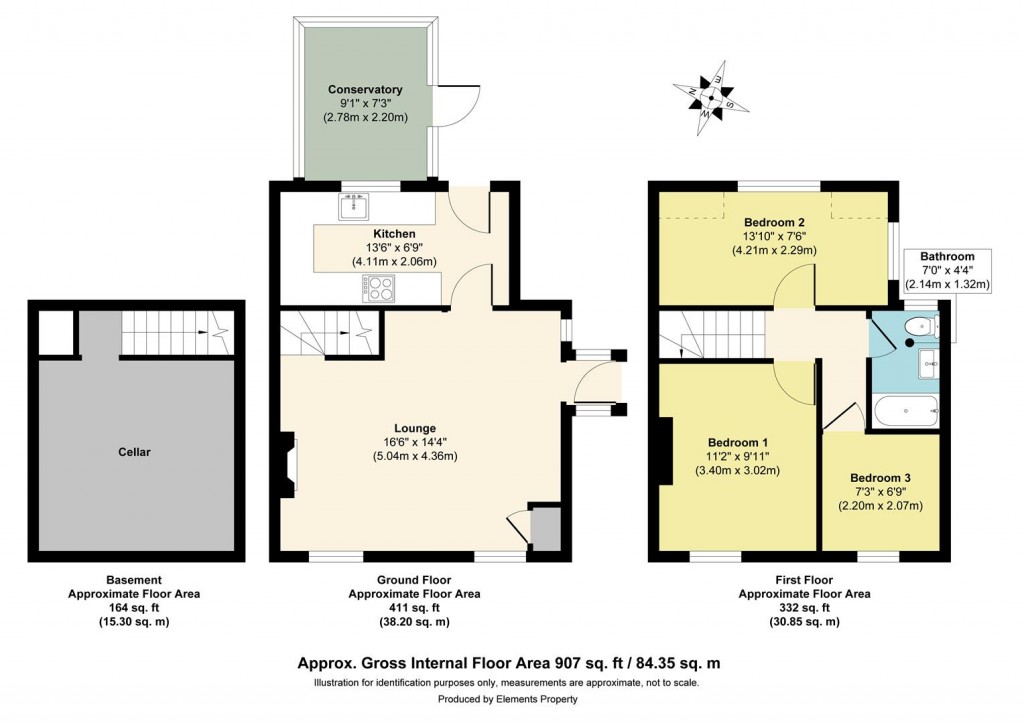 Floorplans For Bakehouse Cottage, High Street, East Malling, West Malling